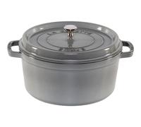 STAUB COCOTTE ROTONDA 28 CM GRIGIO GRAFITE IN GHISA MOD. 1003926 EAN 32723410281