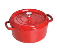 Staub - Cocotte Rotonda, Ghisa, Ciliegia., 5.5-Quart