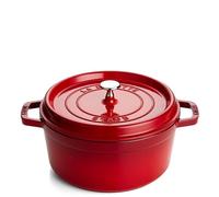 Staub Round Cocotte 24 Cm One Size Red