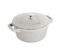 Staub Cocotte twister tartufo bianco, 24 cm Cocotte twister tartufo bianco, 24 cm