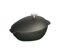 Staub Cozziera ovale nero, ø 25 cm Cozziera ovale nero, Ø 25 cm