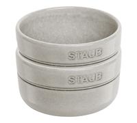 Staub Dining Line Set di ciotole, 2-pz. / 10 cm, tartufo bianco, Ceramica