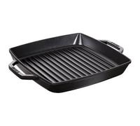 Staub Grill Pans Bistecchiera quadrata - 33 cm, Nera