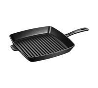 Staub Grill Pans Grill con manico quadrata - 30 cm, Nera