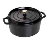 La Cocotte Cocotte rotonda - 24 cm, Nera