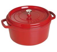 STAUB CASSERUOLA TONDA GHISA 28cm Rosso Ciliegio 1007457