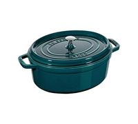 STAUB La Cocotte Casseruola Ovale, Ghisa, Blu La Mer, 33 cm