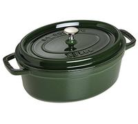 STAUB La Cocotte Casseruola Ovale, Ghisa, Verde (Basilico), 32 cm