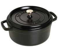 STAUB La Cocotte Casseruola tonda, 6.7 L, Ghisa, Nero, 28 cm