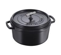 Staub La Cocotte Cocotte Buster+Punch rotonda - 28 cm, Nera