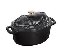 Staub La Cocotte Cocotte maiale ovale - 17 cm, nero