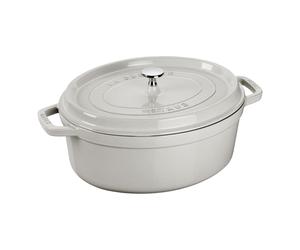 Staub La Cocotte Cocotte ovale - 23 cm, tartufo bianco