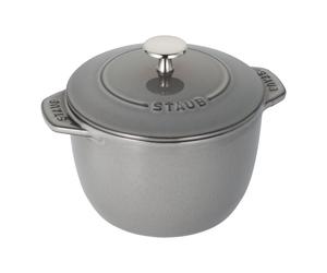 Staub La Cocotte Cocotte per riso 16 cm, rotondo, grigio grafite, ghisa