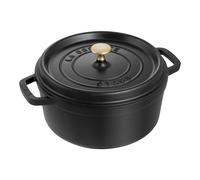 Staub La Cocotte Cocotte rotonda - 22 cm, Nera