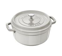 Staub La Cocotte Cocotte rotonda - 24 cm, tartufo bianco