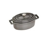 Staub La Cocotte Mini cocotte ovale - 11 cm, grigio grafite