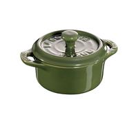 Mini Cocotte 10 cm Verde Basilico in Ceramica