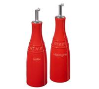 Set Olio e Aceto 0,25 l Rosso in Ceramica