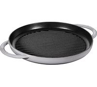 Staub 40511-782-0 rund 30 cm grigio Grillpfanne, Gusseisen