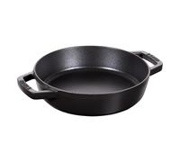 Staub Pans Padella con 2 maniglie - 20 cm, ghisa, Nero opaco