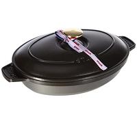 STAUB Piatto da Forno, Ghisa, Nero, 23 cm