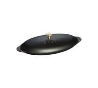 Staub Pirofila con coperchio ovale 31 cm - nero Pirofila con coperchio ovale 31 cm - nero