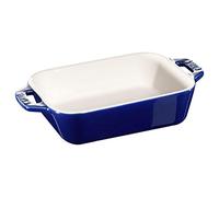 Staub Ceramique Pirofila rettangolare - 27 x 20 cm, blu scuro
