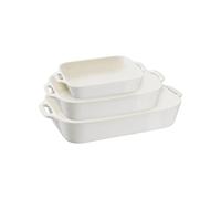 Staub Set di 3 pirofile, colore: bianco