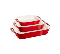 Staub Ceramique Set di pirofile rettangolare - 3-pz., ciliegia
