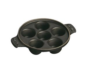 Staub Specialities Piatto per lumache rotondo - 14 cm, nero