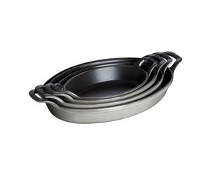 Staub Specialities Pirofila ovale - 21 cm, Colore grigio grafite