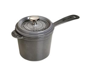 Staub Specialities Salsiera - 14 cm, ghisa, Nero opaco