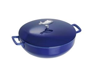 Staub Specialities Tegame bouillabaisse rotondo - 28 cm, blu scuro