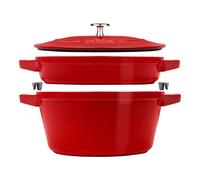 Staub Stackable Set 2-pz., di pentole, ciliegia