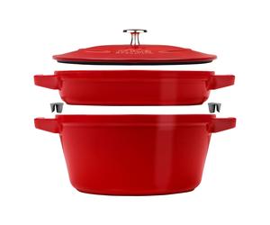 Staub Stackable Set 2-pz., Set di pentole Stackable, ciliegia