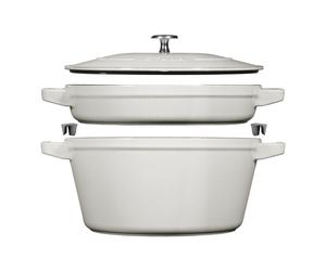 Staub Stackable Set 2-pz., Set di pentole Stackable, tartufo bianco