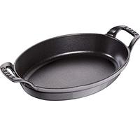 STAUB Sur la Table Minis Pirofila Ovale, Ghisa, Grigio, 24 cm