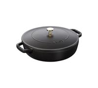 Staub Braisers Tegame Chistera rotondo - 28 cm, nero