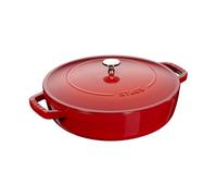 Tegame Chistera 28 cm Rosso in Ghisa