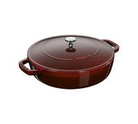 Staub Braisers Tegame Chistera rotondo - 24 cm, granatina