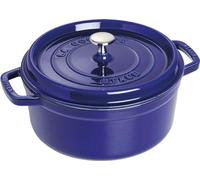 STAUB Unisex Casseruola Rotonda, Ghisa, Blu (Blu Scuro), 26 cm