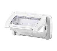 Placca stagna Gewiss system bianca IP55 4 moduli GW22461