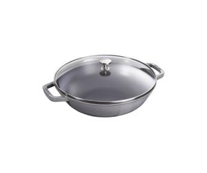 Staub Wok piccolo diam. 30 cm Grigio Grafite Wok piccolo diam. 30 cm Grigio Grafite