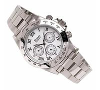 STAUER Monaco - Orologio da polso automatico da uomo, di precisione, cromato