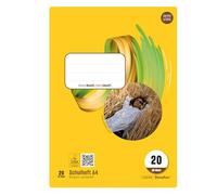 Staufen Style Quaderno - 5 quaderni, 32 fogli ciascuno, DIN A4, riga 20 (bianca), carta da 80 g/m²