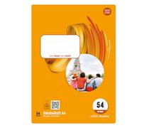 Staufen Style Quaderno di vocabolario - 5 quaderni, 40 fogli ciascuno, DIN A4, formato 54 (vocabolario con 2 divisori), carta da 80 g/m²