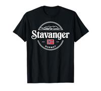 Stavanger Norvegia City Travel Paesaggio iconico Maglietta