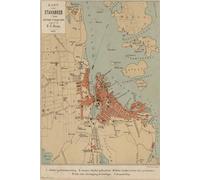 Stavanger Norway Map Journal: Vintage Map Notebook
