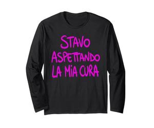 STAVO ASPETTANDO LA MIA Cura Maglia a Manica