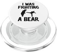 Stavo combattendo un orso dopo il recupero chirurgico gamba braccio rotto PopSockets PopGrip per MagSafe